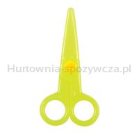 Nożyczki szkolne KEYROAD Security, 12,5cm, zaokrąglone, display, mix kolorów - 4