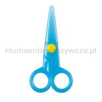 Nożyczki szkolne KEYROAD Security, 12,5cm, zaokrąglone, display, mix kolorów - 3