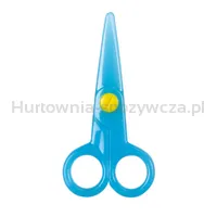 Nożyczki szkolne KEYROAD Security, 12,5cm, zaokrąglone, display, mix kolorów - 3