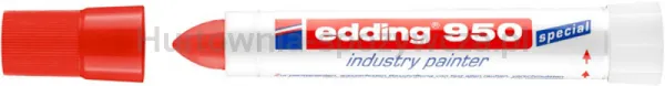Edding Marker przemysłowy w paście e-950 10mm, czerwony 
