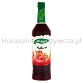 Herbapol Syrop Owocowy Suplement Diety Malina Z Witaminami C,D, B6 I Cynkiem 680 Ml