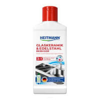 Heitmann Mleczko do płyt ceramicznych i stali nierdz. 250ml