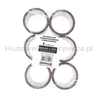 Taśma pakowa OFFICE PRODUCTS, 48mm x 50y, 36mic, EAN na 1szt., brązowa - 2