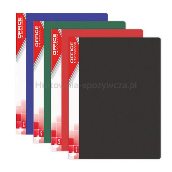 Office Products Teczka ofertowa PP, A4, 850mikr., 40 koszulek, Czarna  - 2