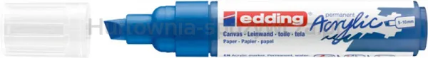 Marker akrylowy e-5000 EDDING, 5-10 mm, matowy błękit gencjanowy