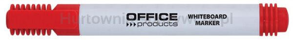 Office Products Marker do tablic okrągły, 1-3mm (linia), czerwony 