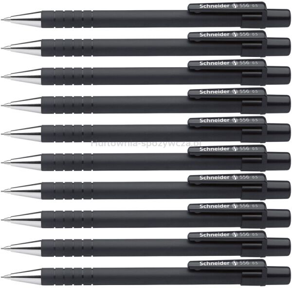 Ołówek automatyczny SCHNEIDER 556, 0,5mm, czarny - 4