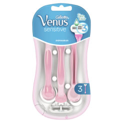 Venus Smooth Sensitive Jednorazowe Maszynki Do Golenia, 3 Sztuki