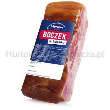 Morliny Boczek Wędzony Parzony około  0,4 Kg 