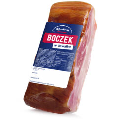 Boczek Wędzony Parzony około  0,4 Kg Morliny