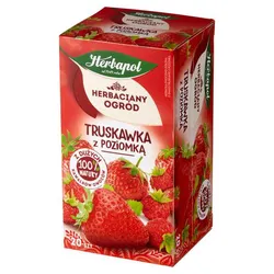 Herbapol Herbaciany Ogród herbatka owocowa truskawka z poziomką 20Torebek/50g