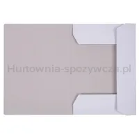 Teczka z gumką OFFICE PRODUCTS Budget, karton, A4, 250gsm, 3-skrz., biała - 2