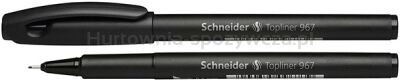 Schneider Cienkopis Topliner 967, 0,4 mm, czarny [BIURO]