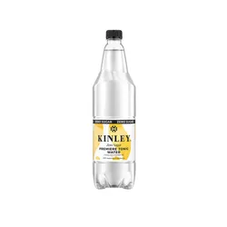 Kinley Zero Sugar Premiere Tonic Water Napój gazowany 1 l (w tym +0,50 zł/szt. zwrotnej kaucji)