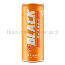 Black Energy o smaku mango 250 ml