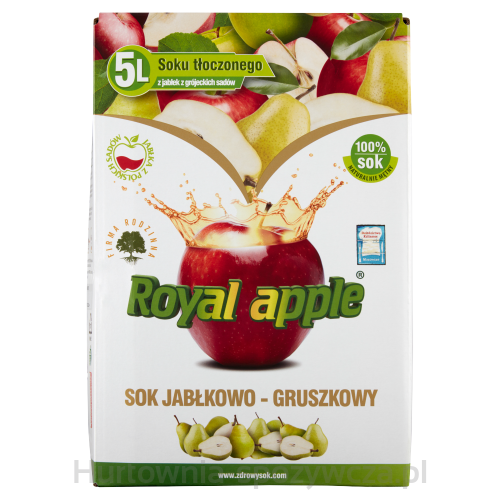 Royal Apple Sok Jabłko-Gruszka 5L