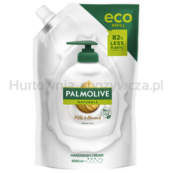 Palmolive Mydło W Płynie Naturals Milk  Almond (Mleko I Migdał) Kremowe Do Rąk 1 L Zapas