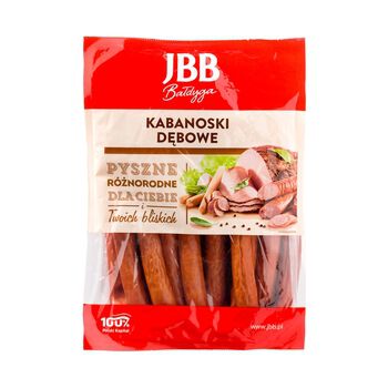 Jbb Kabanoski Dębowe około  1,5 Kg 