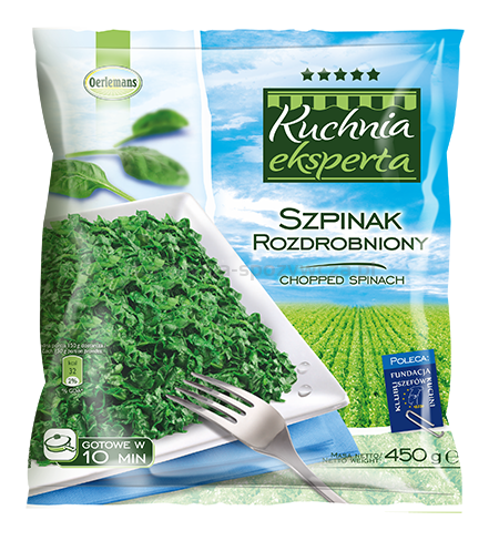 Kuchnia Eksperta Szpinak Porcjowany 450 G
