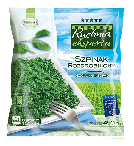 Kuchnia Eksperta Szpinak Porcjowany 450 G