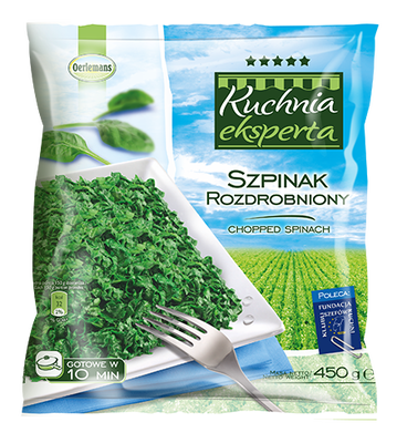 Kuchnia Eksperta Szpinak Porcjowany 450 G