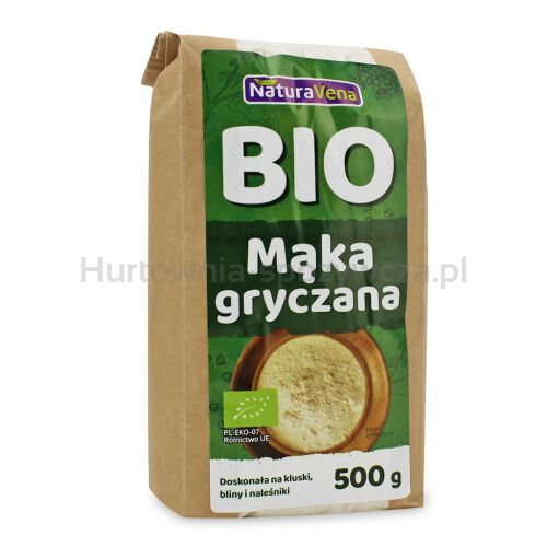 Mąka Gryczana Jasna Bio 500 G - Naturavena [BIO]