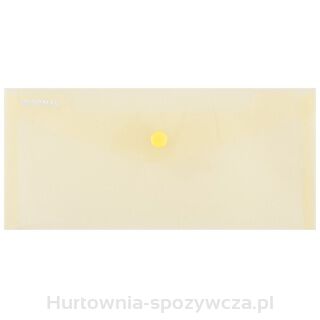Teczka Kopertowa Donau Zatrzask, Pp, Dl, 180Mikr., Żółta