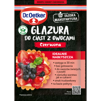 Dr.Oetker Glazura czerwona 10 g