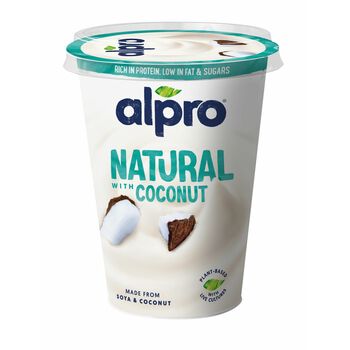 Alpro Natural With Coconut Yogurt Sojowy Kokos 400 G