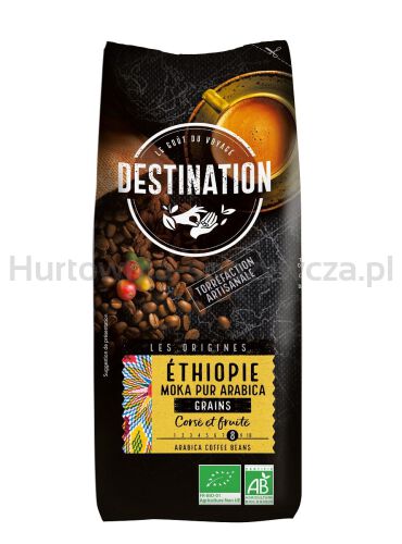 Kawa Ziarnista Arabica 100 % Etiopia Fair For Life Bio 1 Kg - Destination [BIO]