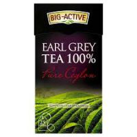 Big-Active Herbata Czarna Earl Grey Pure Ceylon 25 torebek