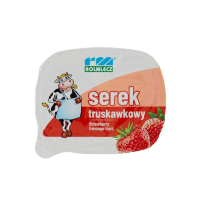 Serek homogenizowany truskawkowy ROLMLECZ 150g