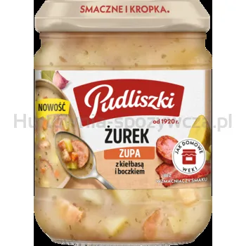 Zupa żurek z kiełbasą i boczkiem Pudliszki 440g
