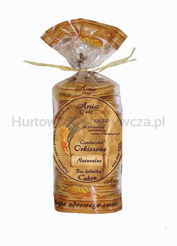 Ciasteczka orkiszowe naturalne B/C 120 g