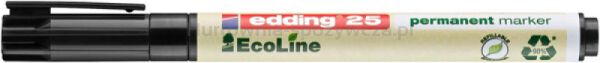 Edding Marker permanentny e-25 ecoline, 1mm, czarny  - 2
