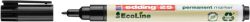 Edding Marker permanentny e-25 ecoline, 1mm, czarny 