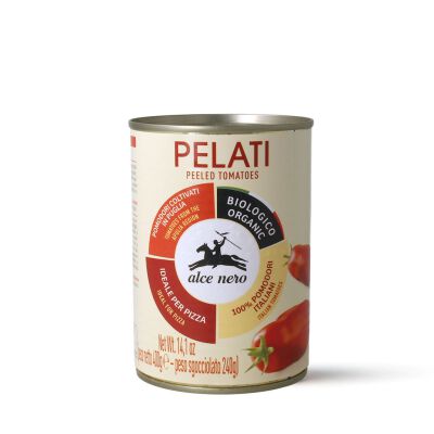 Pomidory Pelati Bez Skóry Bio 400 G - Alce Nero [BIO]