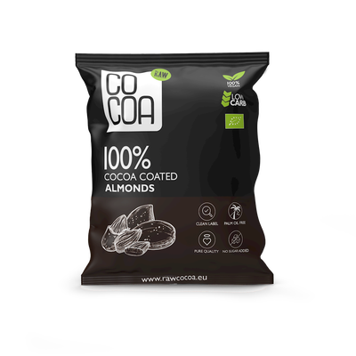 Migdały W Kakao Bez Dodatku Cukru Bio 70 G - Cocoa [BIO]