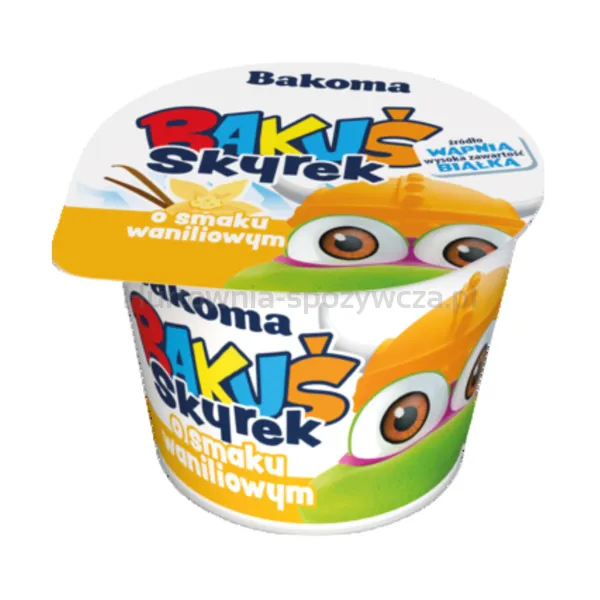 Bakoma Bakuś Skyrek o smaku waniliowym 100g