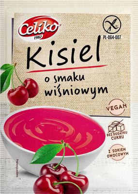 Celiko Kisiel O Smaku Wiśniowym Bez Dodatku Cukru Bezglutenowy 40 G [BIO]