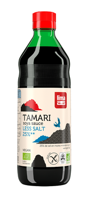 Lima Sos Sojowy Tamari 25 % Mniej Soli Bezglutenowy Bio 500 Ml [BIO]