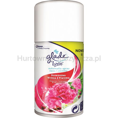 Glade Zapas Do Automatycznego Odświeżacza Wiśnia I Piwonia 269Ml