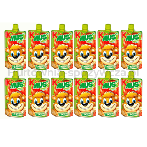 Kubuś Mus 100% Jabłko Banan 100 G x 12 sztuk