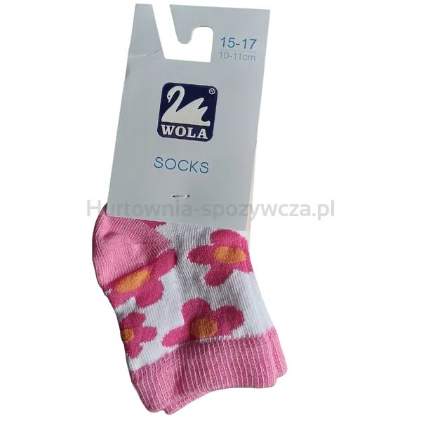 Skarpety Dziecięce 15-17 Kwiatki