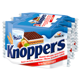 Knoppers Wafelek 3X25G