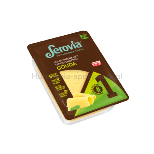 Serovia #1 ser gouda dojrzewający typ holenderski tłusty, plastry 450g