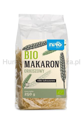 Makaron (Orkiszowy) Nitki Luksusowe Bio 250 G - Niro [BIO]