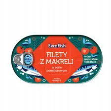 Evrafish Filety Z Makreli W Sosie Pomidorowym 170 G