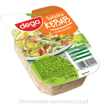 Dega Sałatka Kebab Z Kurczakiem 150 G