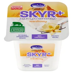 Maluta Skyr + jogurt waniliowy typu islandzkiego bez laktozy 200g